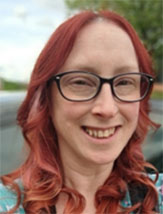 Photograph of Hannah Painting